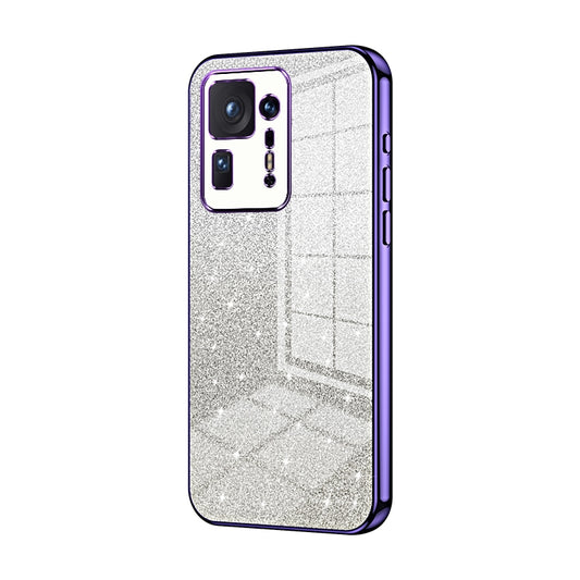 Xiaomi Mix 4 Glitter Powder Electroplated Gradient Phone Case – Fashionable & Luxurious with Anti-Fingerprint Coating, Shock-Absorption, and Lens Protection