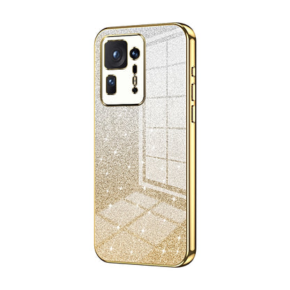 Xiaomi Mix 4 Glitter Powder Electroplated Gradient Phone Case – Fashionable & Luxurious with Anti-Fingerprint Coating, Shock-Absorption, and Lens Protection