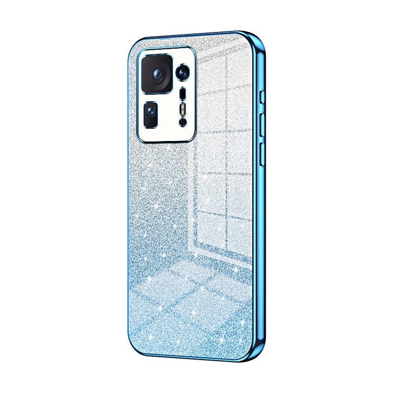Xiaomi Mix 4 Glitter Powder Electroplated Gradient Phone Case – Fashionable & Luxurious with Anti-Fingerprint Coating, Shock-Absorption, and Lens Protection