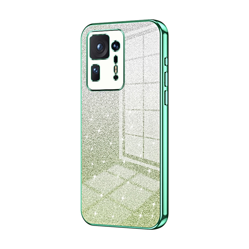 Xiaomi Mix 4 Glitter Powder Electroplated Gradient Phone Case – Fashionable & Luxurious with Anti-Fingerprint Coating, Shock-Absorption, and Lens Protection