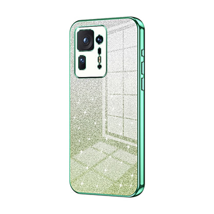 Xiaomi Mix 4 Glitter Powder Electroplated Gradient Phone Case – Fashionable & Luxurious with Anti-Fingerprint Coating, Shock-Absorption, and Lens Protection
