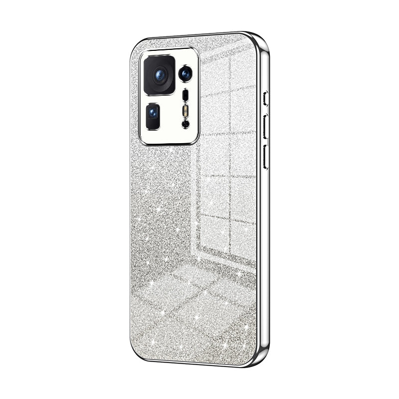 Xiaomi Mix 4 Glitter Powder Electroplated Gradient Phone Case – Fashionable & Luxurious with Anti-Fingerprint Coating, Shock-Absorption, and Lens Protection