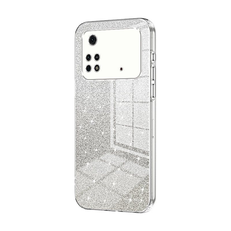 Xiaomi Poco M4 Pro Glitter Powder Electroplated Gradient Phone Case – Fashionable & Luxurious with Anti-Fingerprint Coating, Shock-Absorption, and Lens Protection