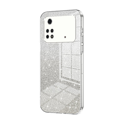 Xiaomi Poco M4 Pro Glitter Powder Electroplated Gradient Phone Case – Fashionable & Luxurious with Anti-Fingerprint Coating, Shock-Absorption, and Lens Protection