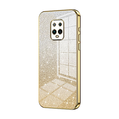Xiaomi Redmi 10X Pro 5G Glitter Powder Electroplated Gradient Phone Case – Fashionable & Luxurious with Anti-Fingerprint Coating, Shock-Absorption, and Lens Protection