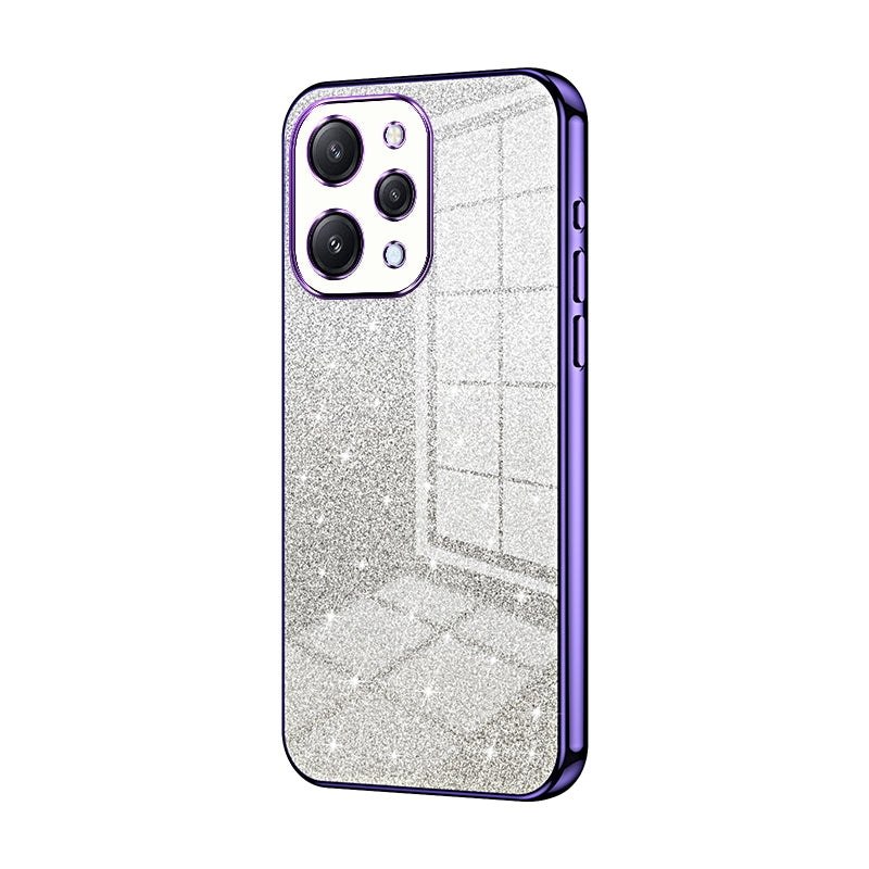 Xiaomi Redmi Note 12R Glitter Powder Electroplated Gradient Phone Case – Fashionable & Luxurious with Anti-Fingerprint Coating, Shock-Absorption, and Lens Protection