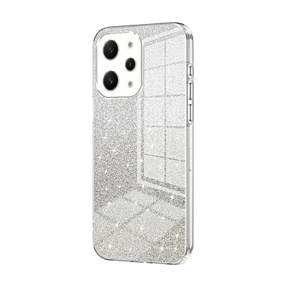 Xiaomi Redmi 12 Glitter Powder Electroplated Gradient Phone Case – Fashionable & Luxurious with Anti-Fingerprint Coating, Shock-Absorption, and Lens Protection