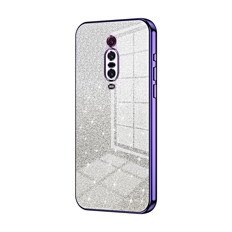 Xiaomi Redmi K20 Pro Glitter Powder Electroplated Gradient Phone Case – Fashionable & Luxurious with Anti-Fingerprint Coating, Shock-Absorption, and Lens Protection