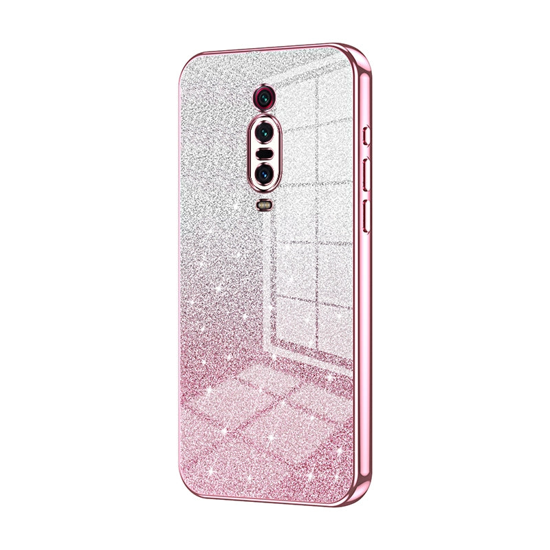 Xiaomi Redmi K20 Pro Glitter Powder Electroplated Gradient Phone Case – Fashionable & Luxurious with Anti-Fingerprint Coating, Shock-Absorption, and Lens Protection