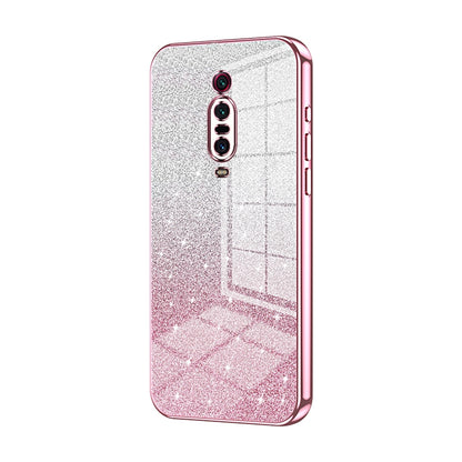 Xiaomi Redmi K20 Pro Glitter Powder Electroplated Gradient Phone Case – Fashionable & Luxurious with Anti-Fingerprint Coating, Shock-Absorption, and Lens Protection