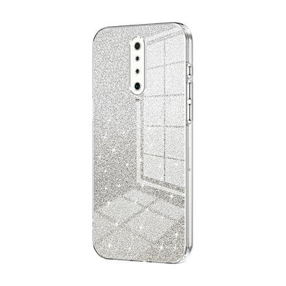 Xiaomi Redmi K30 5G Glitter Powder Electroplated Gradient Phone Case – Fashionable & Luxurious with Anti-Fingerprint Coating, Shock-Absorption, and Lens Protection
