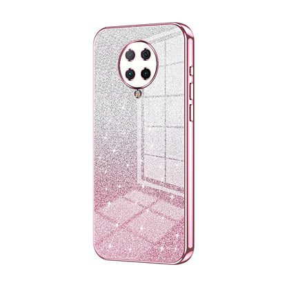 Xiaomi Redmi K30 Pro Glitter Powder Electroplated Gradient Phone Case – Fashionable & Luxurious with Anti-Fingerprint Coating, Shock-Absorption, and Lens Protection