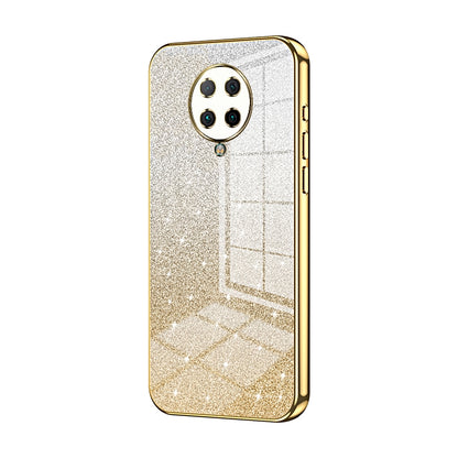 Xiaomi Redmi K30 Ultra Glitter Powder Electroplated Gradient Phone Case – Fashionable & Luxurious with Anti-Fingerprint Coating, Shock-Absorption, and Lens Protection