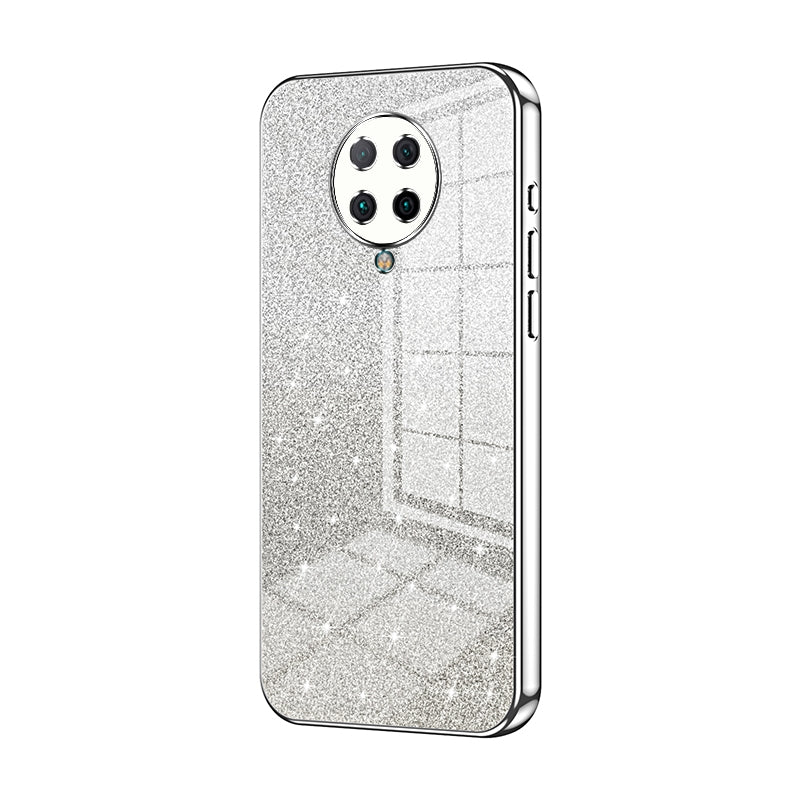 Xiaomi Redmi K30 Pro Glitter Powder Electroplated Gradient Phone Case – Fashionable & Luxurious with Anti-Fingerprint Coating, Shock-Absorption, and Lens Protection