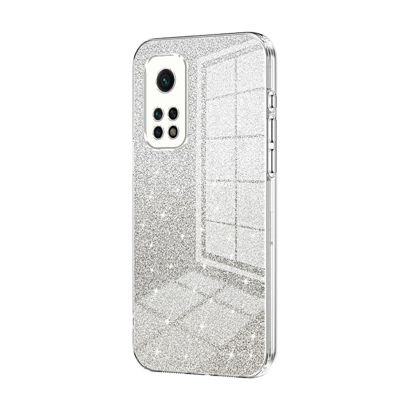 Xiaomi Mi 10T Pro 5G Glitter Powder Electroplated Gradient Phone Case – Fashionable & Luxurious with Anti-Fingerprint Coating, Shock-Absorption, and Lens Protection