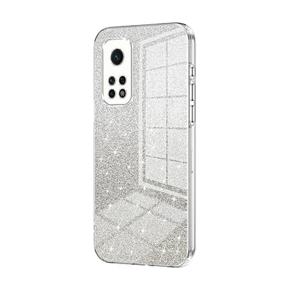 Xiaomi Mi 10T Pro 5G Glitter Powder Electroplated Gradient Phone Case – Fashionable & Luxurious with Anti-Fingerprint Coating, Shock-Absorption, and Lens Protection