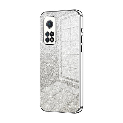 Xiaomi Redmi K30S Glitter Powder Electroplated Gradient Phone Case – Fashionable & Luxurious with Anti-Fingerprint Coating, Shock-Absorption, and Lens Protection