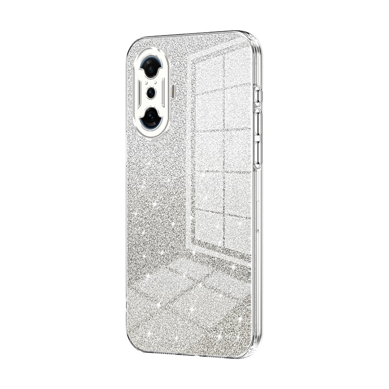 Xiaomi Redmi K40 Gaming Glitter Powder Electroplated Gradient Phone Case – Fashionable & Luxurious with Anti-Fingerprint Coating, Shock-Absorption, and Lens Protection