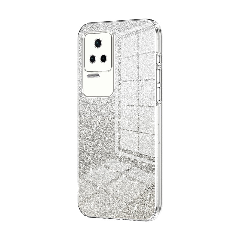 Xiaomi Redmi K50 Pro Glitter Powder Electroplated Gradient Phone Case – Fashionable & Luxurious with Anti-Fingerprint Coating, Shock-Absorption, and Lens Protection