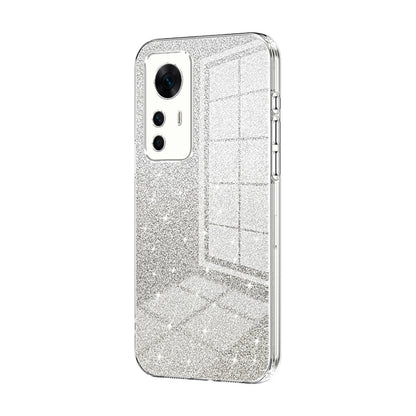 Xiaomi Redmi K50 Ultra Glitter Powder Electroplated Gradient Phone Case – Fashionable & Luxurious with Anti-Fingerprint Coating, Shock-Absorption, and Lens Protection