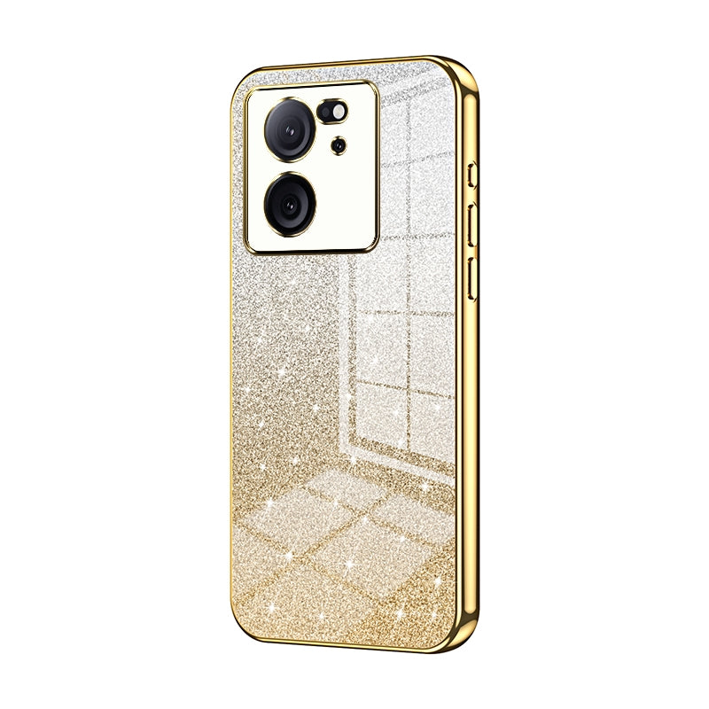 Xiaomi Redmi K60 Ultra Glitter Powder Electroplated Gradient Phone Case – Fashionable & Luxurious with Anti-Fingerprint Coating, Shock-Absorption, and Lens Protection
