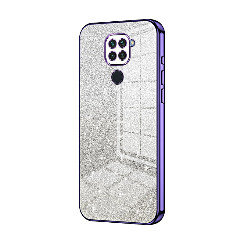 Xiaomi Redmi 10X 4G Glitter Powder Electroplated Gradient Phone Case – Fashionable & Luxurious with Anti-Fingerprint Coating, Shock-Absorption, and Lens Protection