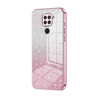Xiaomi Redmi 10X 4G Glitter Powder Electroplated Gradient Phone Case – Fashionable & Luxurious with Anti-Fingerprint Coating, Shock-Absorption, and Lens Protection