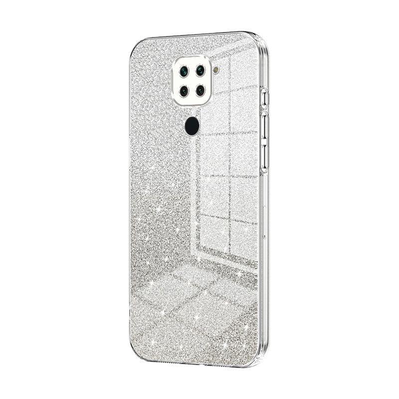 Xiaomi Redmi 10X 4G Glitter Powder Electroplated Gradient Phone Case – Fashionable & Luxurious with Anti-Fingerprint Coating, Shock-Absorption, and Lens Protection
