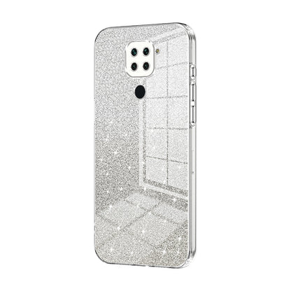 Xiaomi Redmi 10X 4G Glitter Powder Electroplated Gradient Phone Case – Fashionable & Luxurious with Anti-Fingerprint Coating, Shock-Absorption, and Lens Protection