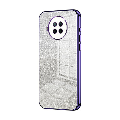 Xiaomi Mi 10T Lite Glitter Powder Electroplated Gradient Phone Case – Fashionable & Luxurious with Anti-Fingerprint Coating, Shock-Absorption, and Lens Protection