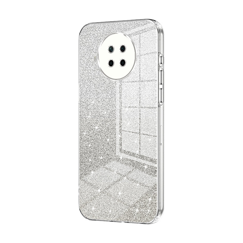 Xiaomi Mi 10T Lite Glitter Powder Electroplated Gradient Phone Case – Fashionable & Luxurious with Anti-Fingerprint Coating, Shock-Absorption, and Lens Protection