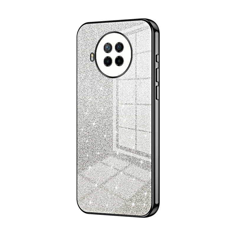 Xiaomi Mi 10T Lite Glitter Powder Electroplated Gradient Phone Case – Fashionable & Luxurious with Anti-Fingerprint Coating, Shock-Absorption, and Lens Protection
