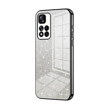 Xiaomi Redmi Note 11 Pro+ 5G Glitter Powder Electroplated Gradient Phone Case – Fashionable & Luxurious with Anti-Fingerprint Coating, Shock-Absorption, and Lens Protection