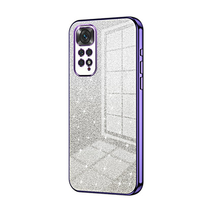 Xiaomi Redmi Note 11S Glitter Powder Electroplated Gradient Phone Case – Fashionable & Luxurious with Anti-Fingerprint Coating, Shock-Absorption, and Lens Protection