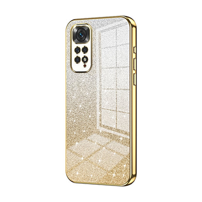 Xiaomi Redmi Note 11S Glitter Powder Electroplated Gradient Phone Case – Fashionable & Luxurious with Anti-Fingerprint Coating, Shock-Absorption, and Lens Protection