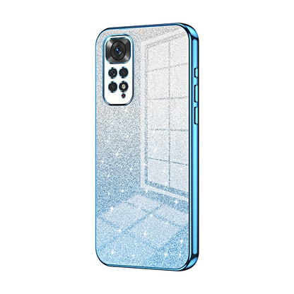 Xiaomi Redmi Note 11 Global Glitter Powder Electroplated Gradient Phone Case – Fashionable & Luxurious with Anti-Fingerprint Coating, Shock-Absorption, and Lens Protection
