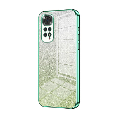 Xiaomi Redmi Note 11S Glitter Powder Electroplated Gradient Phone Case – Fashionable & Luxurious with Anti-Fingerprint Coating, Shock-Absorption, and Lens Protection