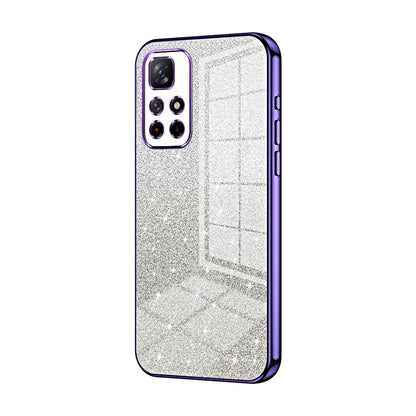 Xiaomi Redmi Note 11S 5G Glitter Powder Electroplated Gradient Phone Case – Fashionable & Luxurious with Anti-Fingerprint Coating, Shock-Absorption, and Lens Protection