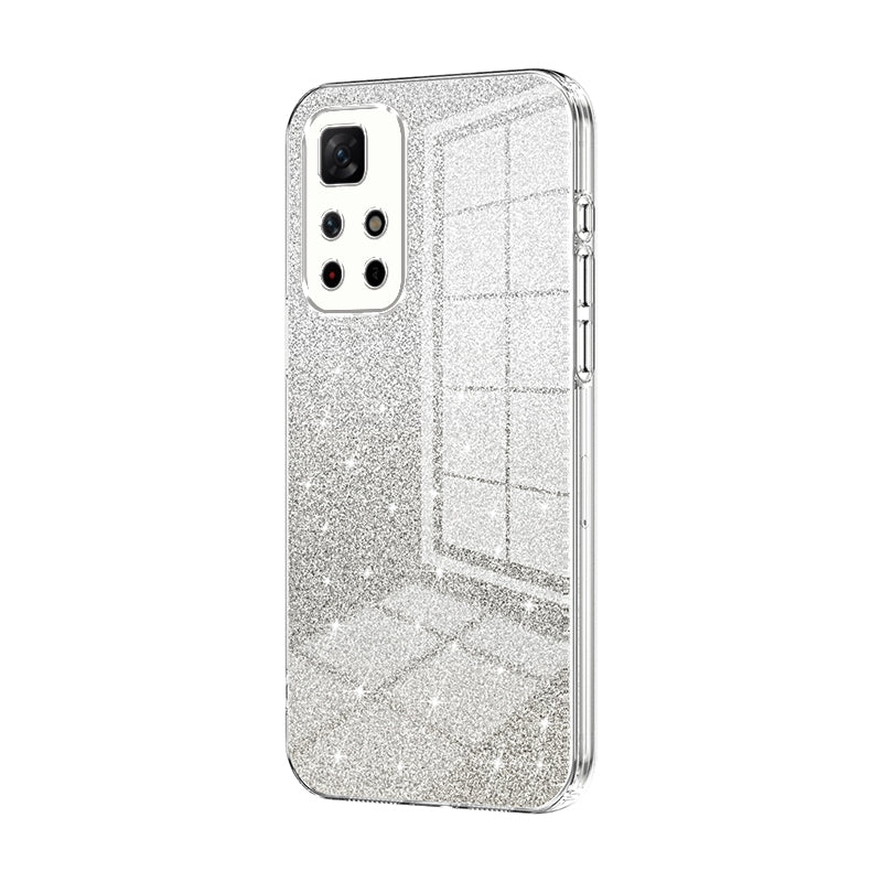 Xiaomi Redmi Note 11T 5G Glitter Powder Electroplated Gradient Phone Case – Fashionable & Luxurious with Anti-Fingerprint Coating, Shock-Absorption, and Lens Protection
