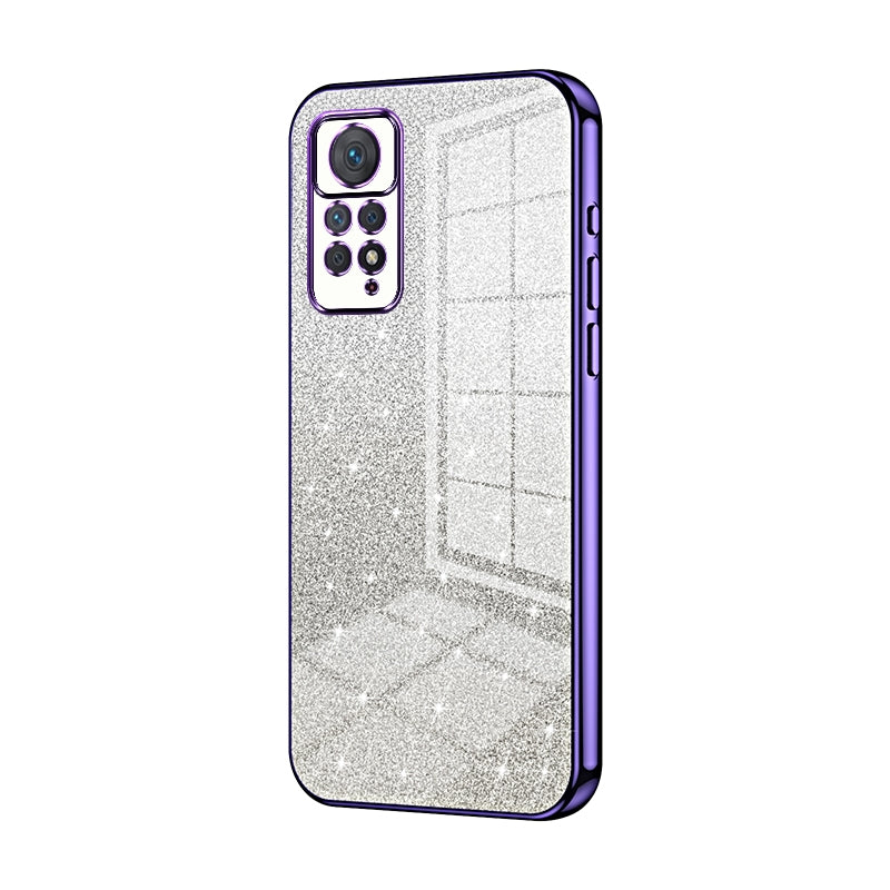 Xiaomi Redmi Note 11 Pro 5G Global Glitter Powder Electroplated Gradient Phone Case – Fashionable & Luxurious with Anti-Fingerprint Coating, Shock-Absorption, and Lens Protection