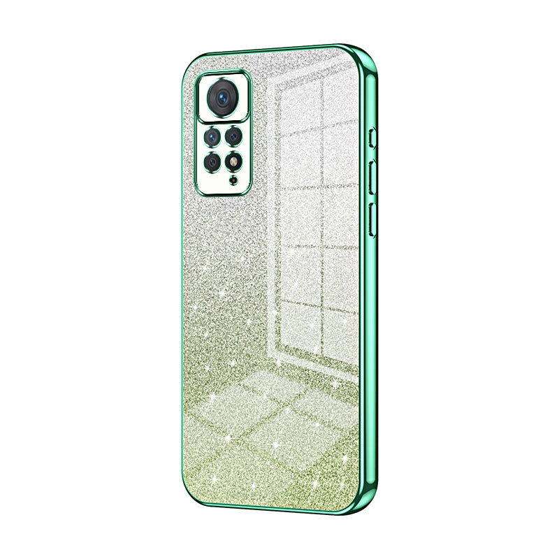 Xiaomi Redmi Note 11 Pro 5G Global Glitter Powder Electroplated Gradient Phone Case – Fashionable & Luxurious with Anti-Fingerprint Coating, Shock-Absorption, and Lens Protection
