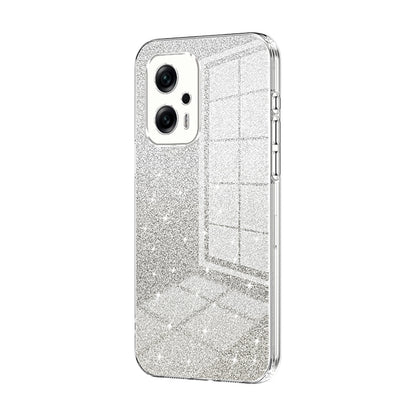 Xiaomi Poco X4 GT Glitter Powder Electroplated Gradient Phone Case – Fashionable & Luxurious with Anti-Fingerprint Coating, Shock-Absorption, and Lens Protection