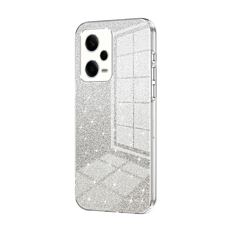 Xiaomi Redmi Note 12 Pro 5G Glitter Powder Electroplated Gradient Phone Case – Fashionable & Luxurious with Anti-Fingerprint Coating, Shock-Absorption, and Lens Protection
