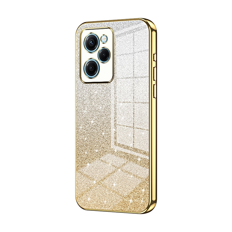 Xiaomi Redmi Note 12 Pro Speed Glitter Powder Electroplated Gradient Phone Case – Fashionable & Luxurious with Anti-Fingerprint Coating, Shock-Absorption, and Lens Protection