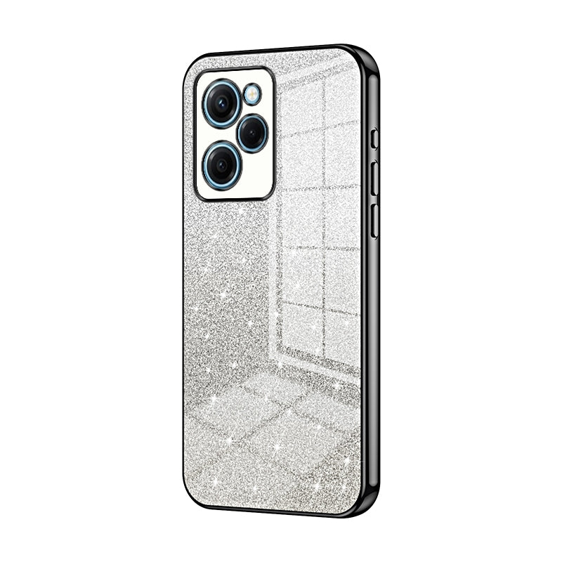 Xiaomi Redmi Note 12 Pro Speed Glitter Powder Electroplated Gradient Phone Case – Fashionable & Luxurious with Anti-Fingerprint Coating, Shock-Absorption, and Lens Protection