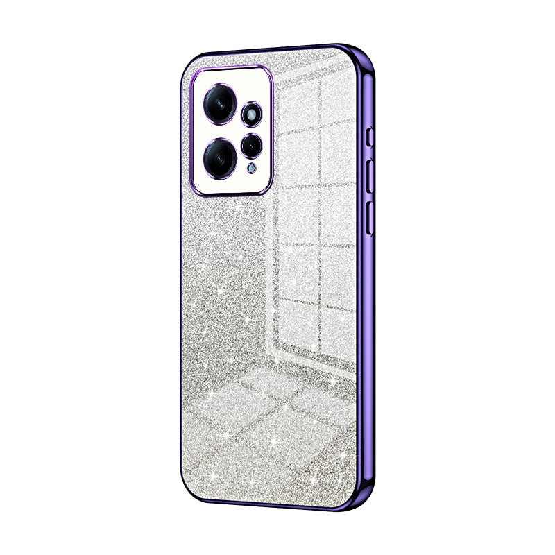 Xiaomi Redmi Note 12 4G Glitter Powder Electroplated Gradient Phone Case – Fashionable & Luxurious with Anti-Fingerprint Coating, Shock-Absorption, and Lens Protection