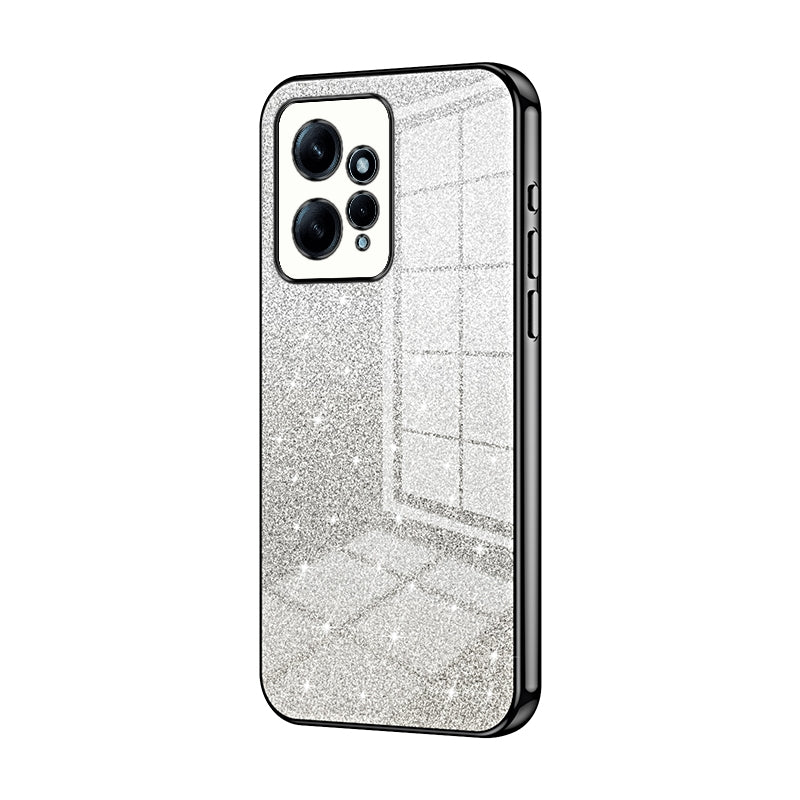 Xiaomi Redmi Note 12 4G Glitter Powder Electroplated Gradient Phone Case – Fashionable & Luxurious with Anti-Fingerprint Coating, Shock-Absorption, and Lens Protection
