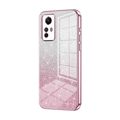 Xiaomi Redmi Note 12S Glitter Powder Electroplated Gradient Phone Case – Fashionable & Luxurious with Anti-Fingerprint Coating, Shock-Absorption, and Lens Protection