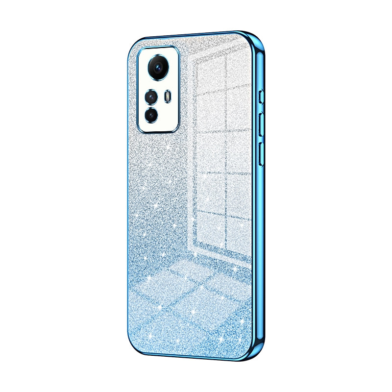 Xiaomi Redmi Note 12S Glitter Powder Electroplated Gradient Phone Case – Fashionable & Luxurious with Anti-Fingerprint Coating, Shock-Absorption, and Lens Protection