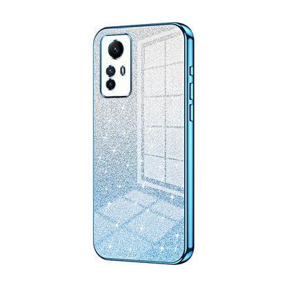 Xiaomi Redmi Note 12S Glitter Powder Electroplated Gradient Phone Case – Fashionable & Luxurious with Anti-Fingerprint Coating, Shock-Absorption, and Lens Protection